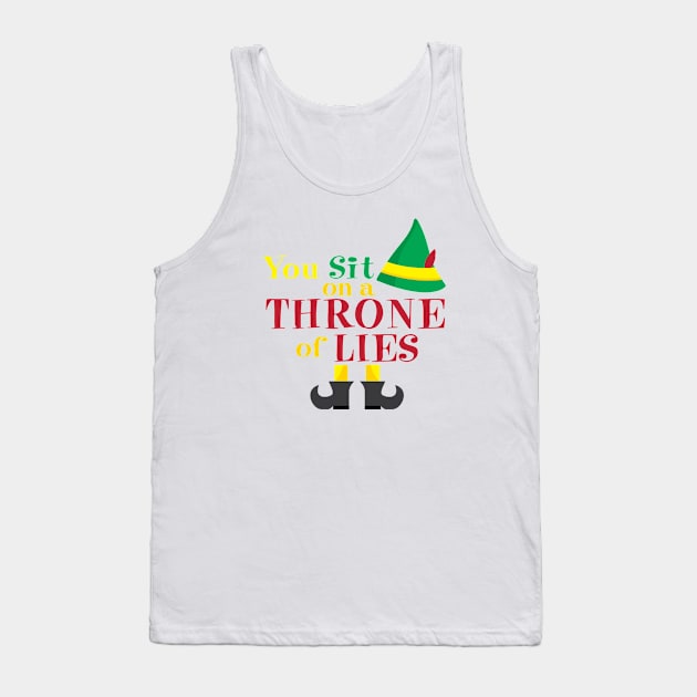 You Sit On a Throne of Lies Tank Top by Christ_Mas0